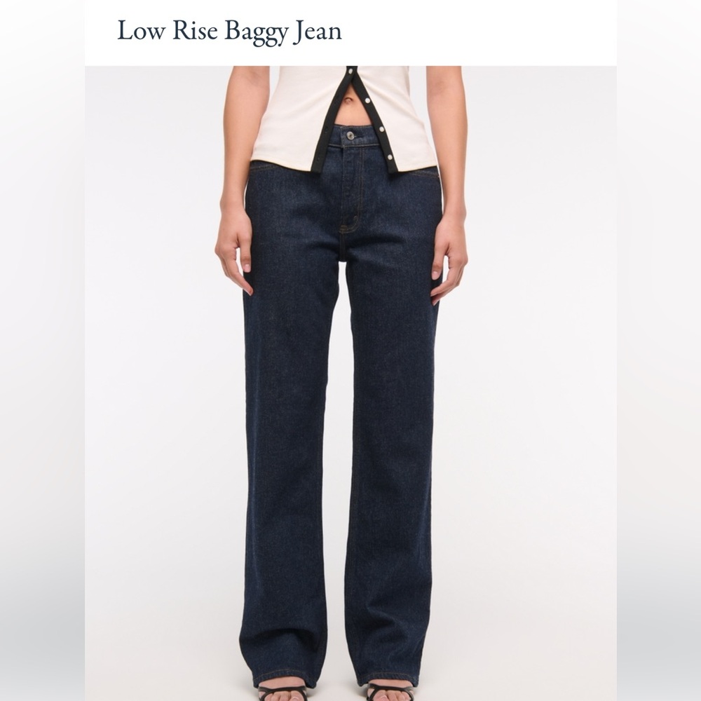 Abercrombie & Fitch low rise baggy jeans